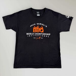 Jack Daniel's BBQ World Championship Invitational 2016 Black T-Shirt Size Large